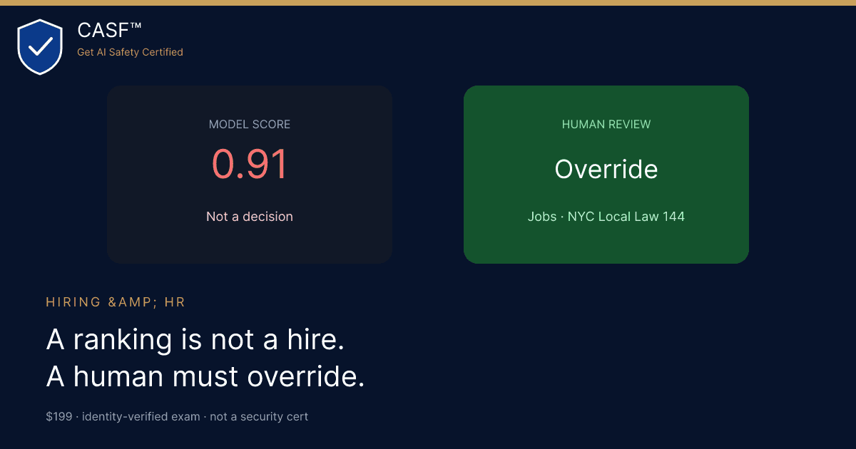 AI Safety for Hiring: HR, Bias, and NYC Local Law 144